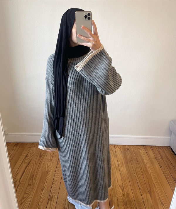 Robe AYA - gris -