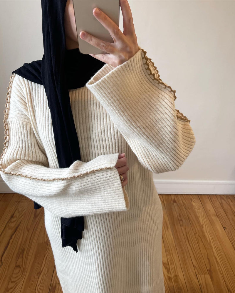 PULL LONG - BEIGE -